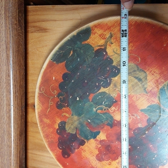 Hand-painted Wooden Turntable - Picture 5 of 5